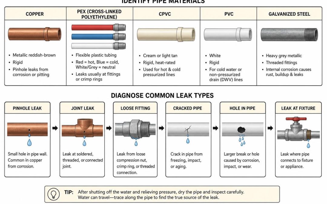 leaking pipe repair